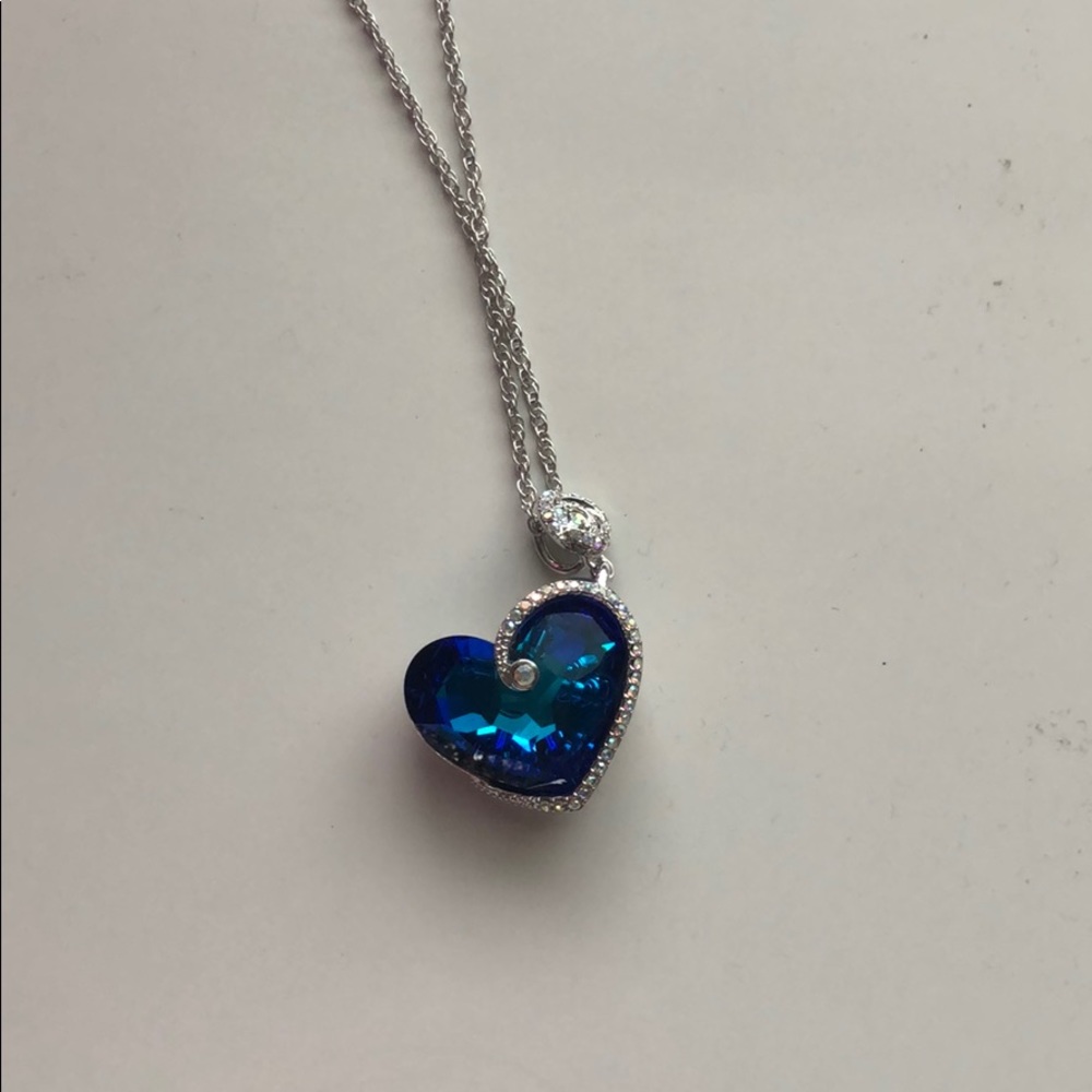 J. Nina blue crystal necklace